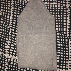 Grey cowl neck/ turtle neck long sleeve sweater